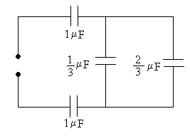 problemas del circuito del capacitor